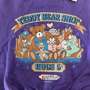 Size 5 vintage bear graphic crew neck